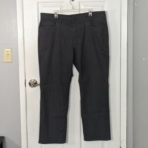 English Laundry Dark Gray Cotton Classic Chino Khakis Size 40 × 30‎